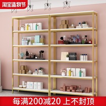 Cosmetics display cabinet Beauty salon skin care display rack Barber nail shop storage partition rack Multi-layer display shelf