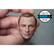 1 6 Soldier head sculpture 007 James Bond Daniel Craig head sculpture Spot (batch)