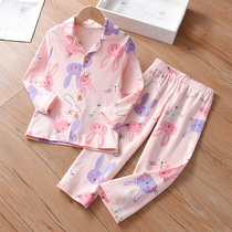 Girl Sleepwear Suit Spring Cute Princess Wind Spring Autumn Style Pure Cotton Long Sleeve Children Women 2022 New Home Clothes