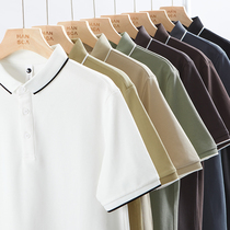 Hanska short sleeve polo shirt for men 2022 Summer business turtlenecks Paolo T-shirt for mens summer clothes slim down