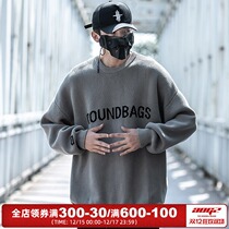 Xiaobingguo Chao brand sweater mens autumn and winter thick round neck letter jacquard couple pullover jacket Joker sweater