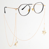 Glasses Chain Hang Neck Retro Loretta Gufeng Fashion Women Eyes Hang Rope Anti Slip Minima Sunglasses Chain