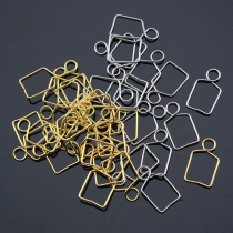 Crystal Ball 50g stainless steel bead curtain diy door drop connection buckle hanging ring hanging accessories crystal lighting