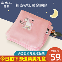 Baby blanket Small quilt Childrens blanket Kindergarten baby blanket Single thickened nap blanket Four seasons universal