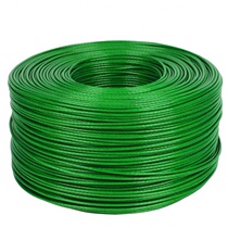 Steel rope traction rope anti-rust jewelry stainless steel green leather climbing rattan net new plastic plastic bag wire rope wire leather plastic