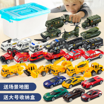 Toy car car alloy engineering suit All kinds of cars Childrens educational inertia 3 boys 6 years old 2020 new