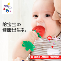 mdb new baby tooth gum molars stick anti-eating hand tooth gnawing newborn pacifying silicone toy 0-1 years old