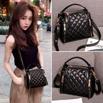Hong Kong Lingge Small Bag 2019 New Korean version of Joker slung hand bucket women's bag net red black bag