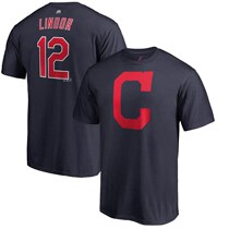 MLB Jersey Baseball League Indians Cleveland Indians player short sleeve t-shirt