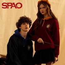 SPAO Harry Potter co-name couple hooded sweater 2019 Autumn Winter New Men and women SPMH949D23