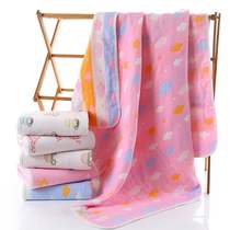 Childrens bath towel thick 1 2 meters large cotton gauze Page baby hug quilt thin wrap quilt towel quilt blanket