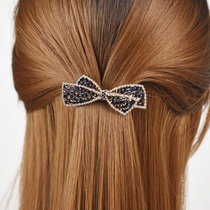 Rhinestone half-tied hair hairclip mother ponytail spring clip large back of the head hairpin top clip horizontal clip horizontal clip headgear