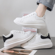 Small White Shoes Women 2022 Spring New Exploits 100 Hitch Student Sports Casual Board Shoes College Wind Thick Bottom Womens Shoes