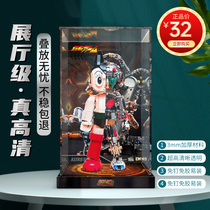 Model display case suitable for parquet 86203 building blocks iron wall ATong wood dust cover acrylic transparent containing