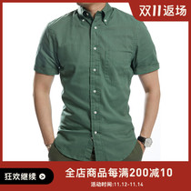 Shirt originator Oxford Spinning Focus Shirt 40 Years American GITMAN BROS Short Sleeve Shirt Agent Spot