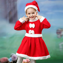 Christmas childrens costumes Girls costume dress red Christmas dress Princess skirt Santa Claus dress