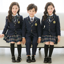 British style College uniforms primary school uniforms kindergarten uniforms formal suits suit uniforms three sets of primary school students