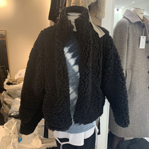 APM Korea Dongdaemun mens lamb wool coat casual autumn and winter cotton coat warm thickened coat tide