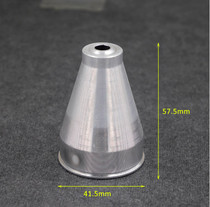 Vacuum plating 802 flashlight accessories 57 5 x 41 5x7mm smooth condensing aluminum alloy long-range reflective Cup