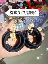 High Elasticity New Japan South Korea Black Brief About 100 Hitch Rubber Band Women Zal Hair Without Seam Rope Hair Accessories 20 strips