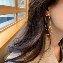 INNOSENSE geometric design sense earrings small net red super exaggerated big earrings female hipster design sense earrings