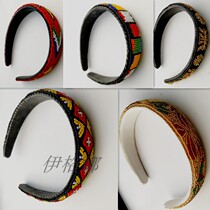 All handmade Korean New Order beads pattern National Wind hair hoop beaded hairclip beads clothing decoration color
