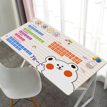 Book table mat Q pop leather tablecloth ins students learn to write homework learn table mat waterproof disposable PVC office table mat