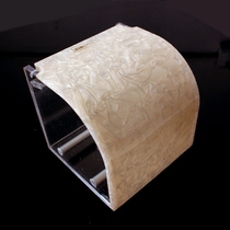 New marble grain acrylic roll paper toilet paper box toilet paper holder straw paper box waterproof 7195A