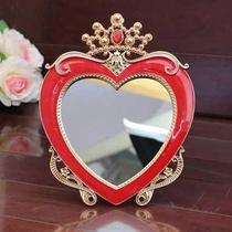 Suit bridal small round accompanied by Accessories Carry-on Cosmetic Mirror Wedding MIRROR COMB RED FESTIVE