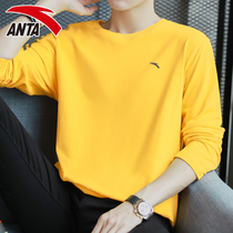 Anta sweater men long sleeve official website 2021 Spring and Autumn new leisure loose round neck trend large size sports pullover