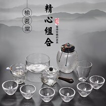 Simple Tea kettle Hammer pot glass pot cup teapot set tocup tea cup tea cup Kung fu tea