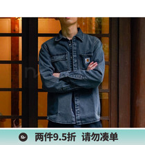 (NextVogue)carhartt wip salinac shirt Jac washed denim shirt jacket