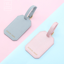 Travel label Boarding pass pendant listing Cartoon luggage strap tag Consignment brand Travel safety supplies