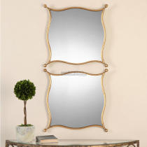 American fireplace mirror European dressing table hanging mirror bathroom mirror porch mirror sofa background Wall Wall wall hanging wall decoration mirror