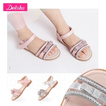 Disa girls sandals 2020 summer new shoes children sweet bow princess wind shoes girls sandals