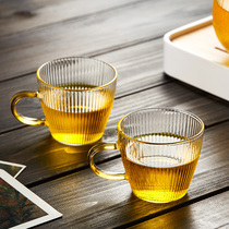 Glass small tea cup Home tea Doug cup Single High temperature resistant Tea drinking cup personal special tea set accessories Masters cup