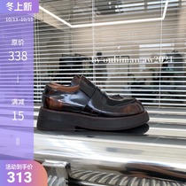 Shoe master 2020 new spring and autumn leather shoes English style do old muffin thick bottom loafing shoes small leather shoes