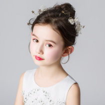 Lilan flower girl headgear girl Crown children performance performance hair accessories gold star hairclip hair hoop little girl