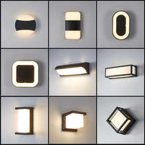 Outdoor wall lamp waterproof modern minimalist creative living room background wall bedroom bedside lamp balcony aisle garden lamp