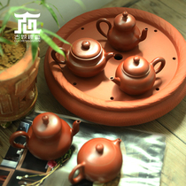 Chaozhou Hand-drawn Zhu Mud Pot Xishi Si Ting Pear Pot Qiu Guilin Zhang Guangxin Wu Yiyong Mingde Garden Old Anshun