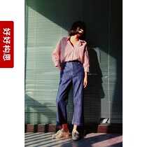 The field of linen denim denim is once again open to earth 80% pants for a long season without stress