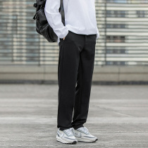 Spring and summer new sweatpants mens leg loose sweatpants mens nine-point sports pants mens new pants mens Korean version of the trend