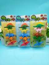  Stationery dinosaur shape eraser New semester childrens school supplies Korean creative realistic pencil eraser