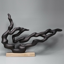 Modern New Chinese Style Feng Shui Zingguan Handicraft Swing Piece Creative Template Room Big Furnishing Soft Adornment