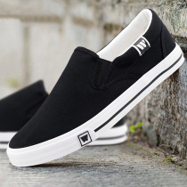 Back Lifan cloth shoes mens breathable board shoes low-top casual shoes lazy pedal old Beijing cloth shoes summer mens shoes