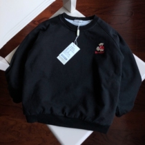 556 Boys plus velvet knit denim sweater winter warm top-10 15