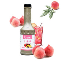 Peach pulp fruit juice peach concentrated fruit juice Baili fresh fruit juice pulp commercial beverage milk tea raw materials