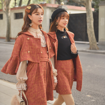 Original Sen women blog dress autumn and winter skirt new a-line skirt best friend outfit 2020 new temperament