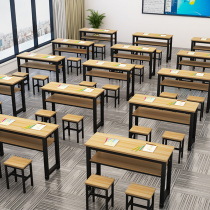 Training table manufacturers direct sales long tables double tables and chairs elementary and secondary school students tutoring course desk desk