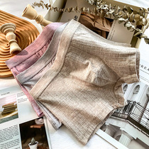 Pure cotton mens underwear boxers mens shorts cotton antibacterial breathable bottom crotch mid-waist sports loose boxer pants